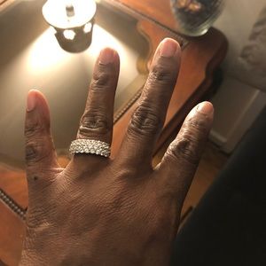 Sterling Silver Baguette ring